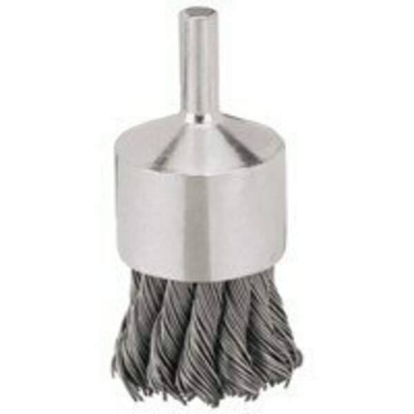 Dewalt Wire Wheel, 1in. x 1/4in. XP .020 Stainless Knot Wire End Brush DW49057